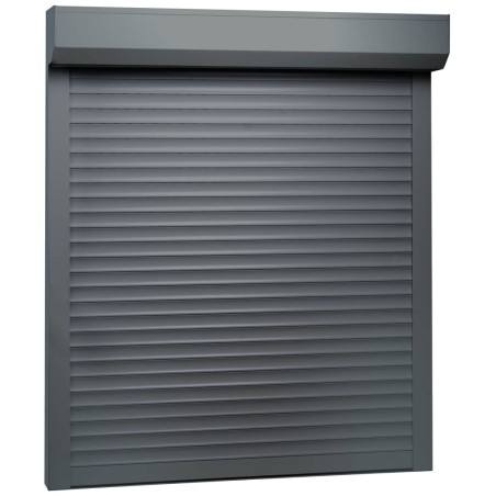 vidaXL Rollladen Aluminium 100x120 cm Anthrazit