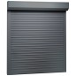 vidaXL Rollladen Aluminium 100x120 cm Anthrazit