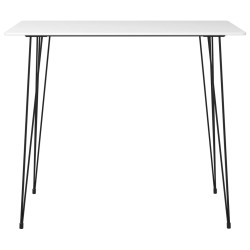 vidaXL Bartisch Weiß 120x60x105 cm