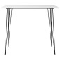 vidaXL Bartisch Weiß 120x60x105 cm vidaXL Bartisch Weiß 120x60x105 cm