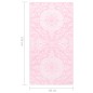 vidaXL Outdoor-Teppich Rosa 80x150 cm PP vidaXL Outdoor-Teppich Rosa 80x150 cm PP