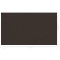 vidaXL Zeltteppich 400x700 cm Braun