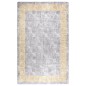 vidaXL Teppich Waschbar 80x150 cm Grau Rutschfest vidaXL Teppich Waschbar 80x150 cm Grau Rutschfest
