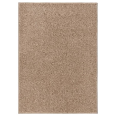 vidaXL Teppich Kurzflor 240x340 cm Braun
