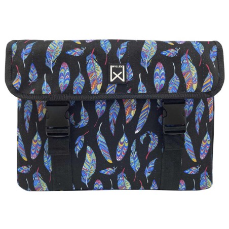 Willex Fahrradtaschen 34 L Blau Feder 