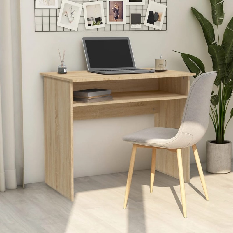 vidaXL Schreibtisch Sonoma-Eiche 90x50x74 cm Holzwerkstoff vidaXL Schreibtisch Sonoma-Eiche 90x50x74 cm Holzwerkstoff