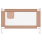 vidaXL Kleinkind-Bettschutzgitter Taupe 120x25 cm Stoff vidaXL Kleinkind-Bettschutzgitter Taupe 120x25 cm Stoff