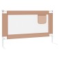 vidaXL Kleinkind-Bettschutzgitter Taupe 120x25 cm Stoff vidaXL Kleinkind-Bettschutzgitter Taupe 120x25 cm Stoff