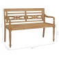 vidaXL Batavia Gartenbank 150 cm Teak vidaXL Batavia Gartenbank 150 cm Teak