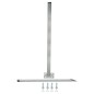 vidaXL Ersatz-Stahlfüße 2 Stk. 115 cm Silbern vidaXL Ersatz-Stahlfüße 2 Stk. 115 cm Silbern