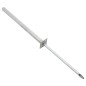 vidaXL Ersatz-Stahlfüße 2 Stk. 115 cm Silbern vidaXL Ersatz-Stahlfüße 2 Stk. 115 cm Silbern
