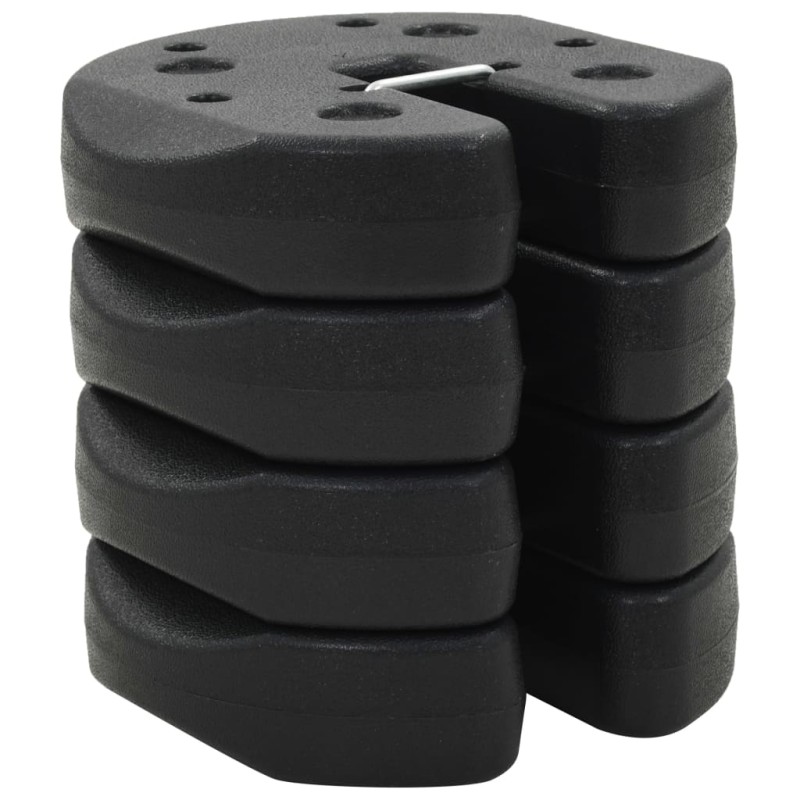 vidaXL Pavillon-Gewichte 4 Stk. Schwarz 220x50 mm Beton vidaXL Pavillon-Gewichte 4 Stk. Schwarz 220x50 mm Beton