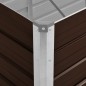 vidaXL Garten-Hochbeet Braun 160 x 40 x 77 cm Verzinkter Stahl vidaXL Garten-Hochbeet Braun 160 x 40 x 77 cm Verzinkter Stahl