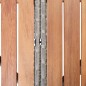 vidaXL Gartentisch Grau 115x74 cm Poly Rattan und Massivholz Akazie vidaXL Gartentisch Grau 115x74 cm Poly Rattan und Massivholz Akazie