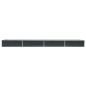 vidaXL Garten-Hochbeet Verzinkter Stahl 600x80x45 cm Anthrazit vidaXL Garten-Hochbeet Verzinkter Stahl 600x80x45 cm Anthrazit