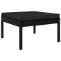 vidaXL 3-tlg. Garten-Lounge-Set mit Auflagen Poly Rattan Schwarz vidaXL 3-tlg. Garten-Lounge-Set mit Auflagen Poly Rattan Schwarz