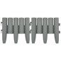 vidaXL Rasenkanten 36 Stk. Grau 10 m PP vidaXL Rasenkanten 36 Stk. Grau 10 m PP