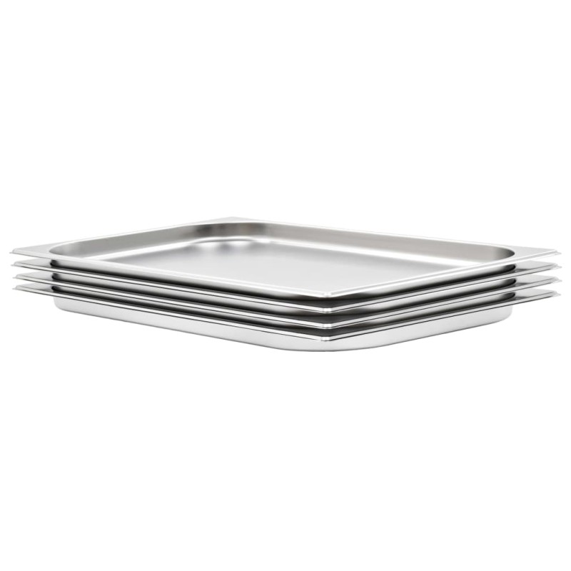 vidaXL Gastronormbehälter 4 Stk. GN 1/1 20 mm Edelstahl vidaXL Gastronormbehälter 4 Stk. GN 1/1 20 mm Edelstahl