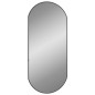 Wandspiegel Schwarz 80x35 cm Oval Wandspiegel Schwarz 80x35 cm Oval