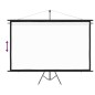 vidaXL Beamer-Leinwand mit Stativ 108" 16:9 vidaXL Beamer-Leinwand mit Stativ 108" 16:9