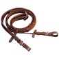 Leder Trense Trensenzaum mit Zügeln und Gebiß braun voll Leder Trense Trensenzaum mit Zügeln und Gebiß braun voll