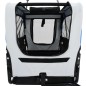 vidaXL 2-in-1 Tier-Fahrradanhänger und Jogger Grau und Blau vidaXL 2-in-1 Tier-Fahrradanhänger und Jogger Grau und Blau
