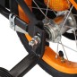 vidaXL Kinderfahrrad mit Frontgepäckträger 14 Zoll Schwarz und Orange vidaXL Kinderfahrrad mit Frontgepäckträger 14 Zoll Schwarz und Orange