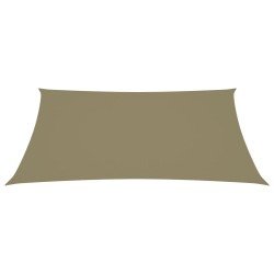 vidaXL Sonnensegel Oxford-Gewebe Rechteckig 3x5 m Beige