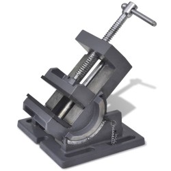 vidaXL Maschinenschraubstock Kippbar Handbetrieben 110 mm 