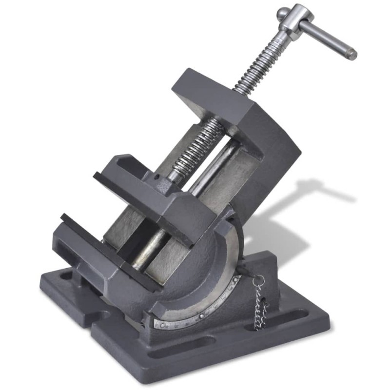 vidaXL Maschinenschraubstock Kippbar Handbetrieben 110 mm vidaXL Maschinenschraubstock Kippbar Handbetrieben 110 mm