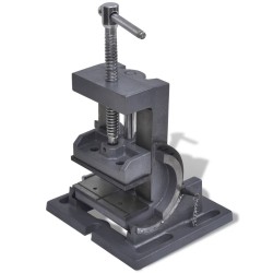 vidaXL Maschinenschraubstock Kippbar Handbetrieben 110 mm 