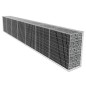 vidaXL Gabionenwand mit Abdeckung Verzinkter Stahl 600x50x100 cm vidaXL Gabionenwand mit Abdeckung Verzinkter Stahl 600x50x100 cm