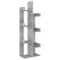 vidaXL Bücherregal Betongrau 48x25,5x140 cm Holzwerkstoff vidaXL Bücherregal Betongrau 48x25,5x140 cm Holzwerkstoff