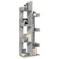 vidaXL Bücherregal Betongrau 48x25,5x140 cm Holzwerkstoff vidaXL Bücherregal Betongrau 48x25,5x140 cm Holzwerkstoff