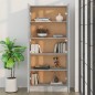 vidaXL Badezimmerschrank Grau Sonoma 82,5x30,5x185,5 cm Holzwerkstoff vidaXL Badezimmerschrank Grau Sonoma 82,5x30,5x185,5 cm Holzwerkstoff