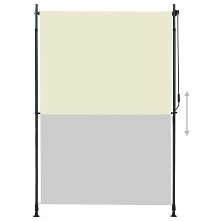 vidaXL Außenrollo 150 x 270 cm Creme