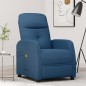 Massagesessel Blau Stoff Massagesessel Blau Stoff