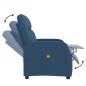Massagesessel Blau Stoff Massagesessel Blau Stoff