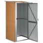 vidaXL Geräteschuppen Braun 118,5x97x209,5 cm Verzinkter Stahl vidaXL Geräteschuppen Braun 118,5x97x209,5 cm Verzinkter Stahl