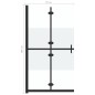 vidaXL Faltbare begehbare Duschwand Halbmattiertes ESG-Glas 70x190 cm vidaXL Faltbare begehbare Duschwand Halbmattiertes ESG-Glas 70x190 cm