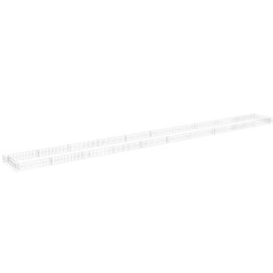  vidaXL Gabionen-Hochbeet Verzinkter Stahl 1000x100x20 cm
