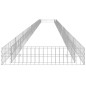 vidaXL Gabionen-Hochbeet Verzinkter Stahl 1000x100x20 cm vidaXL Gabionen-Hochbeet Verzinkter Stahl 1000x100x20 cm