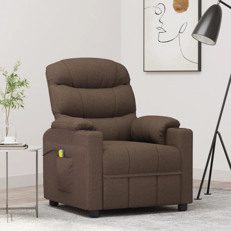 Massagesessel Braun Stoff Massagesessel Braun Stoff