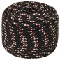 vidaXL Bootsseil Schwarz 12 mm 25 m Polypropylen vidaXL Bootsseil Schwarz 12 mm 25 m Polypropylen