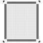 vidaXL Magnet-Insektenschutz für Fenster Anthrazit 100x120 cm vidaXL Magnet-Insektenschutz für Fenster Anthrazit 100x120 cm