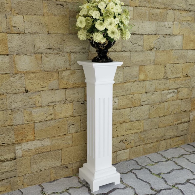 vidaXL Säulen-Pflanzenständer Klassischer Stil Quadratisch MDF vidaXL Säulen-Pflanzenständer Klassischer Stil Quadratisch MDF