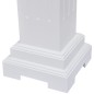 vidaXL Säulen-Pflanzenständer Klassischer Stil Quadratisch MDF vidaXL Säulen-Pflanzenständer Klassischer Stil Quadratisch MDF