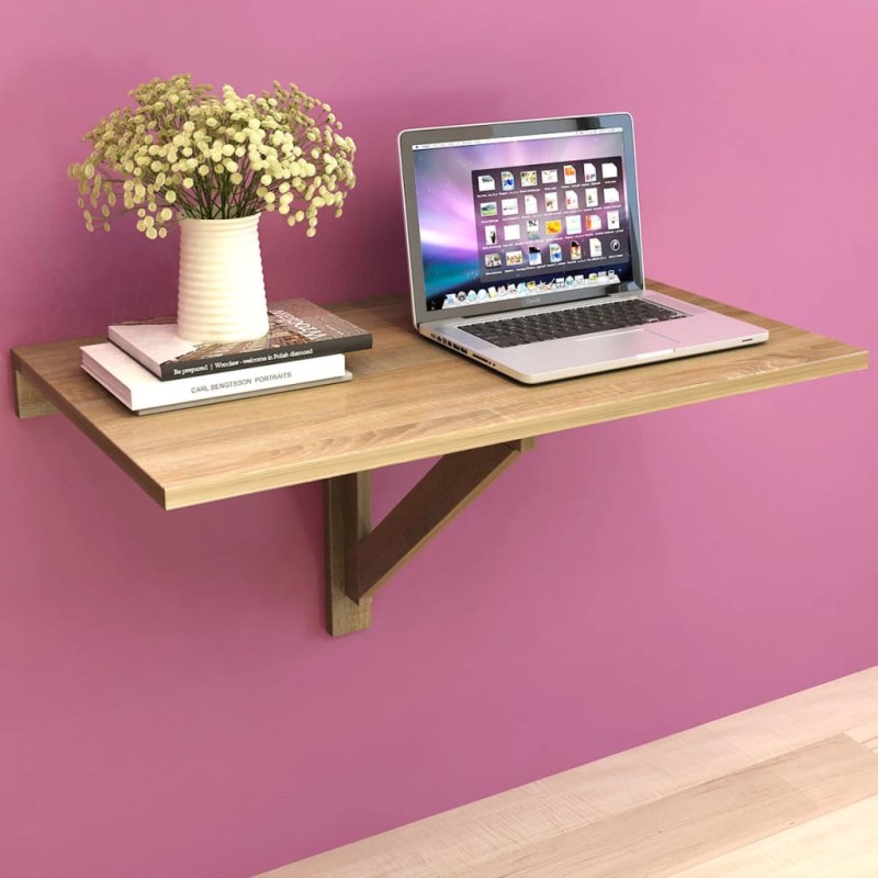 vidaXL Wandklapptisch Eiche 100x60 cm vidaXL Wandklapptisch Eiche 100x60 cm