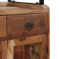 vidaXL Sideboard mit Einlegeböden Altholz Massiv 120x35x200 cm vidaXL Sideboard mit Einlegeböden Altholz Massiv 120x35x200 cm