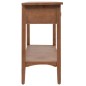 vidaXL Konsolentisch Tannenholz Massiv 126x40x77,5 cm Braun vidaXL Konsolentisch Tannenholz Massiv 126x40x77,5 cm Braun